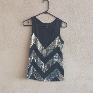 Make Offer!  Rue21 Black Sequin Tank Top